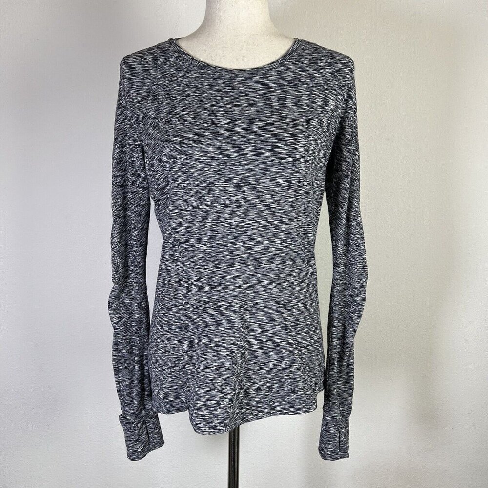 Lululemon Runderful Long Sleeve Spaced Out Top Size Space Dye Athletic Gym